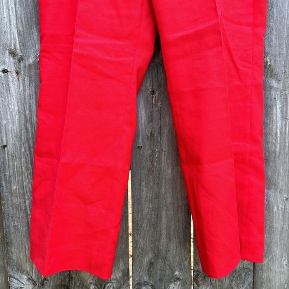 J.Crew Slim-Fit Flare Pant in Stretch Blend Linen - Picture 10 of 13